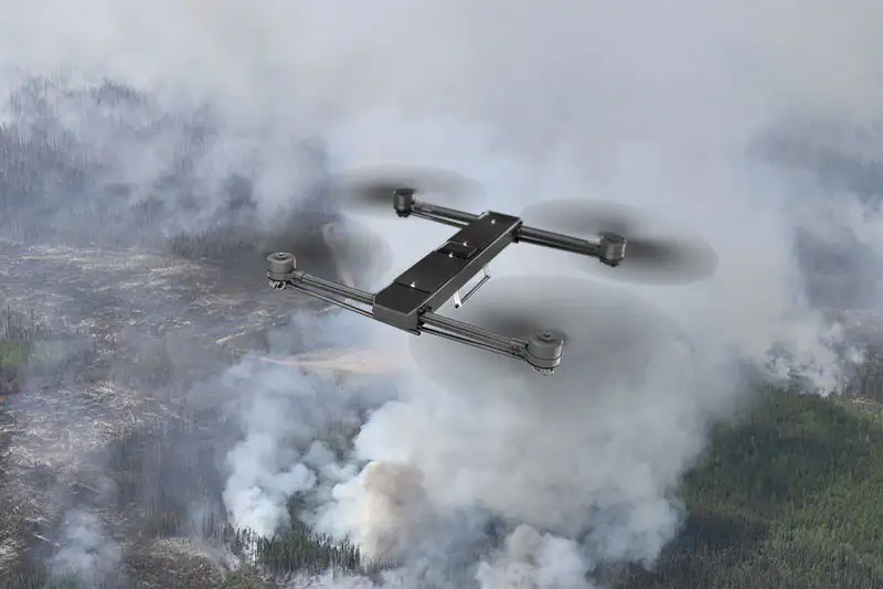 Draganfly fire tracking