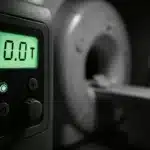 MRI machine in a clinical setting