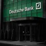 Entrance of Deutsche Bank's London branch