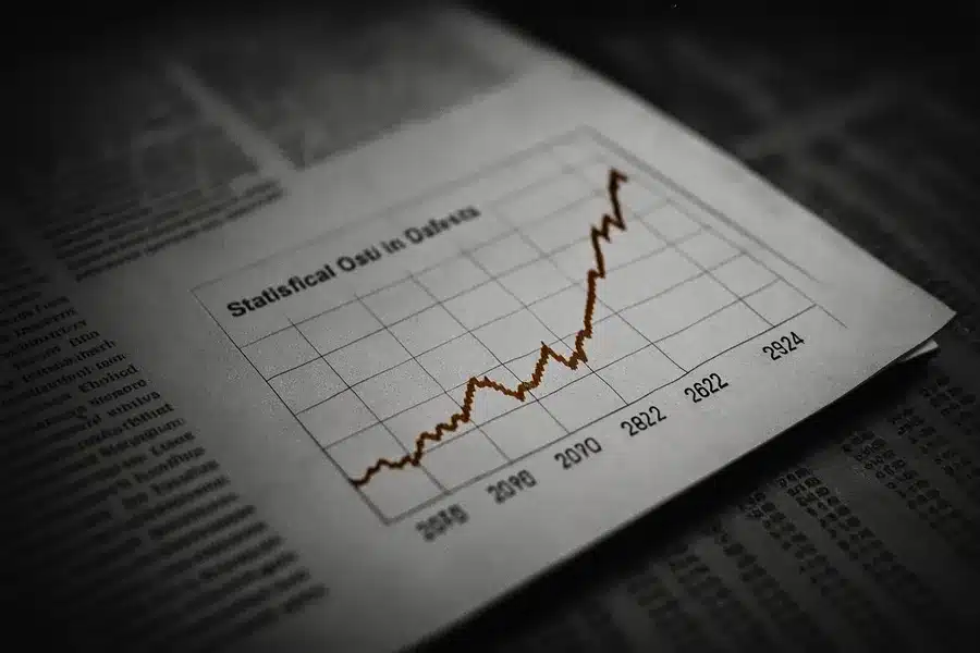 Graph showing statistical data and trends.