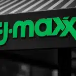 T.J. Maxx store facade with prominent logo