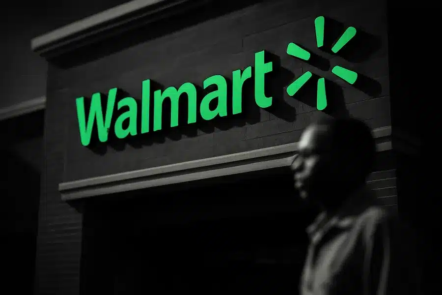 Walmart storefront with visible logo and signage.