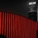 MGM Resorts building with illuminated signage