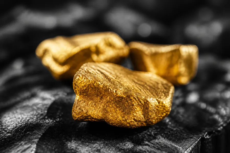 gold rally monthly loss illustration
