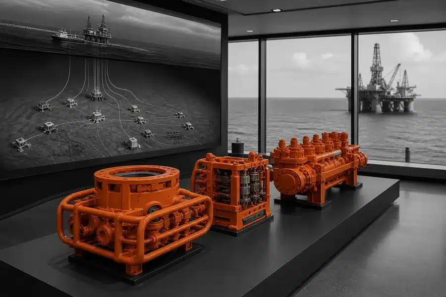 Suriname offshore oil venture illustration