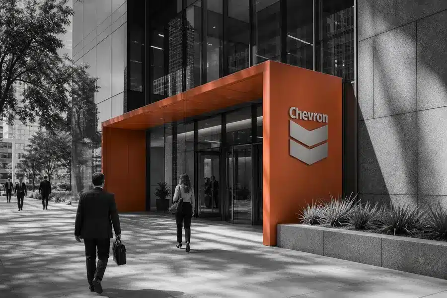 Chevron Gulf production disruption illustration