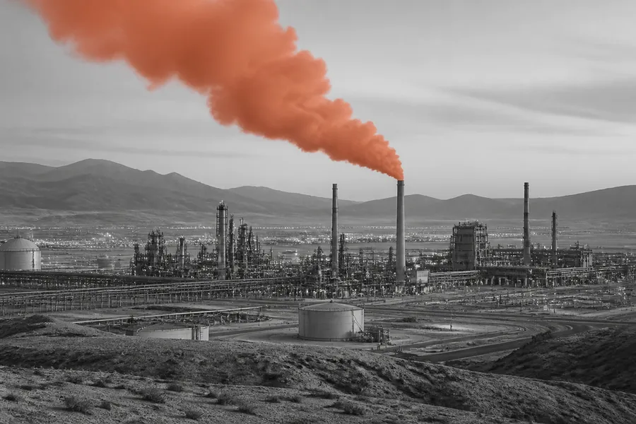Houthi attack Saudi Aramco illustration