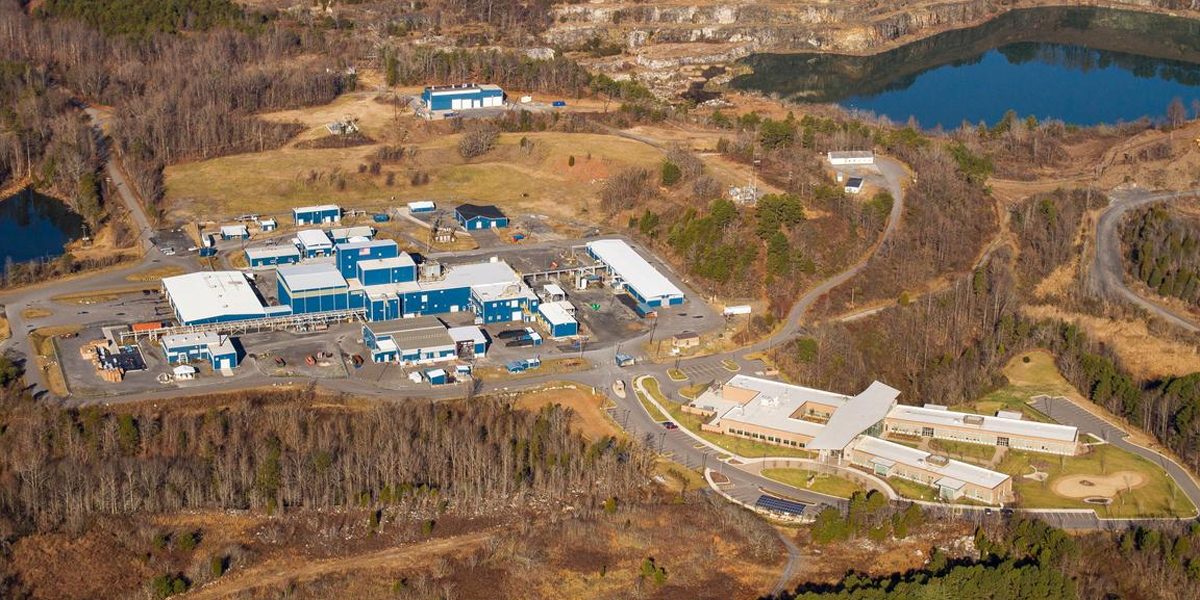 Kings Mountain, North Carolina lithium mine.
